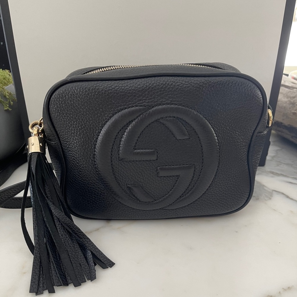 Gucci soho disco black leather
